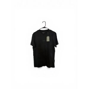 AllSaints Tonic Crew Neck T-Shirt Black Cotton Short Sleeve Logo Tee Mens Medium